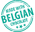 Made with belgian chocolate