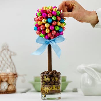 Easter egg chocolate tree