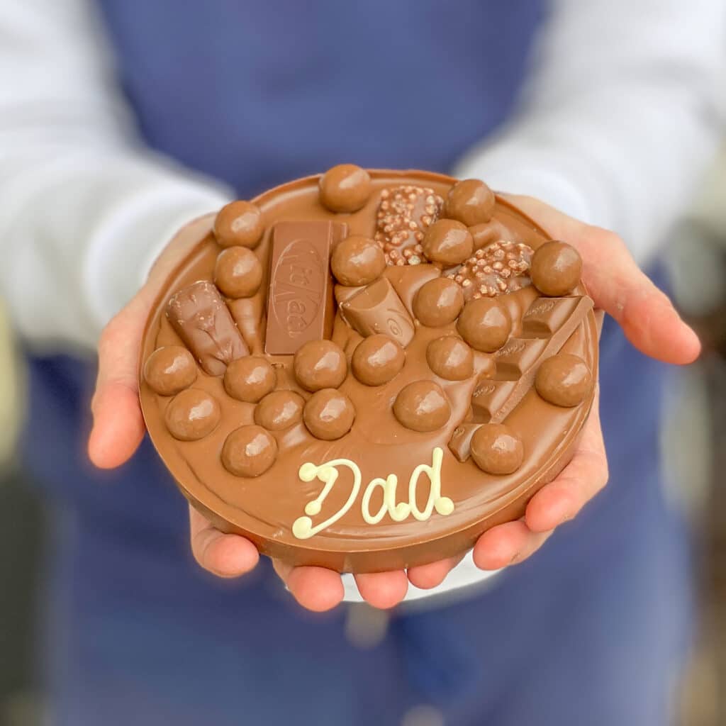 father's day chocolate letterbox hug