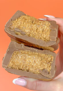 Biscoff and Kunafa Stuffed Chocolate Bar