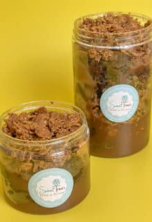 Chocolate Crunch Dessert Pot - 200g/400g - Rich Chocolate Ganache & Fudgy Brownies